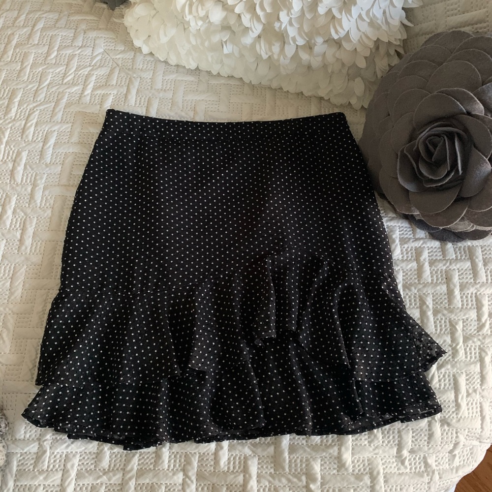 Polka Dot Mini Skirt - Worn Only Once